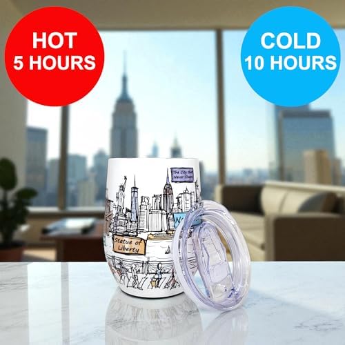 Cities Around the World 12 Oz Tumbler Series - Designed in the USA