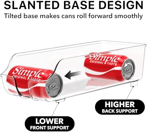 Simple Houseware Soda Can Organizer, Set of 6