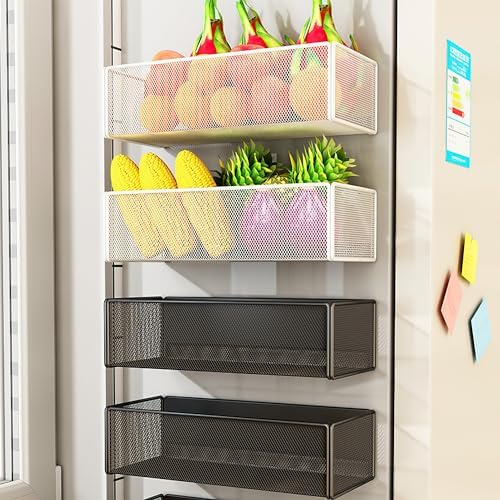 Magnetic Basket Organizer for Refrigerator