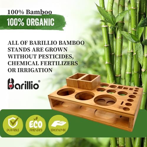 Barillio Bamboo Stand for Bartender Kit Storage