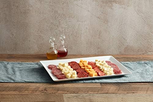 Everyday White Everyday Serving Platter, 18-Inch