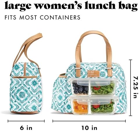 Fit & Fresh Insulated Leakproof & Stain-Resistant Large Lunch Box For