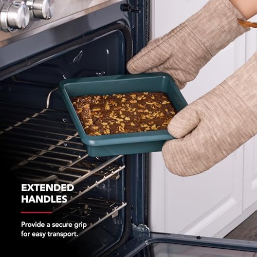KitchenAid Nonstick Swiss Engineered Aluminized Steel Square Cake Pan