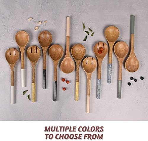 Folkulture Salad Servers or Salad Tongs | Set of 2 (12") Serving