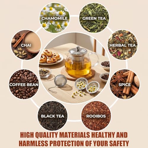 20 Pack Stainless Steel Mesh Tea Ball, Assorted Sizes