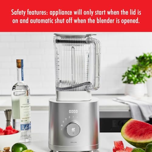 ZWILLING Enfinigy Power Blender, 64oz, Silver