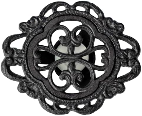 6.1 Inches Cast Iron Teapot Warmer Dish Cups Trivet,Flower-Shaped