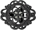 6.1 Inches Cast Iron Teapot Warmer Dish Cups Trivet,Flower-Shaped