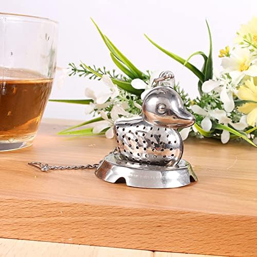 Stainless Steel Tea Infuser Filter Herbal Duck Shape for Home Kitchen
