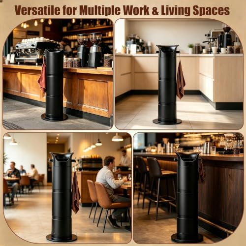 Espresso Knock Box for Coffee Grounds, Detachable Coffee Knock Box