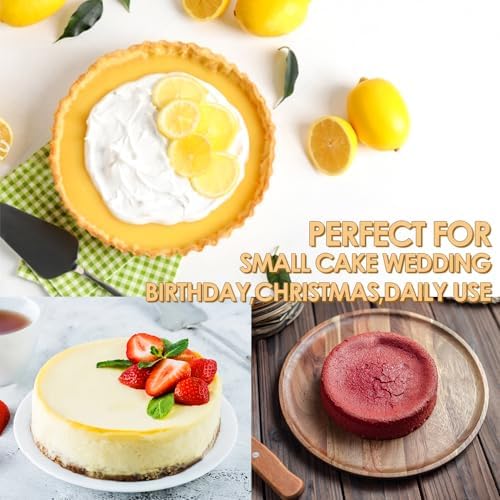 6 Inch Round Cake Pan Set of 3, Nonstick Coating Baking Round Cake