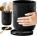 Utensil Holder, 7.2" Kitchen Utensil Holder for Counter, 2-in-1