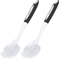 Amazer Dish Brush with Handle, 2 Pack Kitchen Scrub Brushes by Amazer