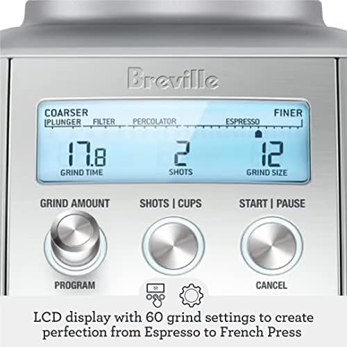 Breville Smart Grinder Pro, Brushed Stainless Steel