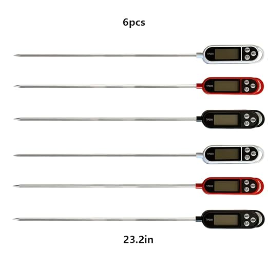 6pcs Candy Thermometer Digital Instant Read - Image 3