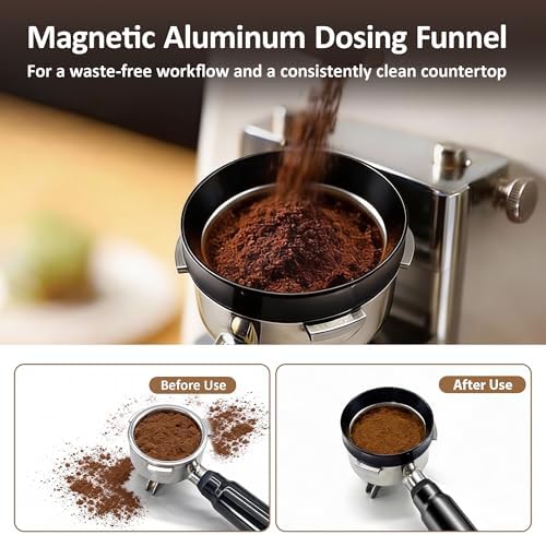 51mm Espresso Accessories Kit, Spring Loaded Calibrated Tamper, WDT
