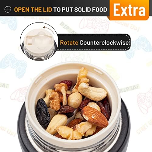 Charcy 17oz Thermo for Hot Food, Insulated Lunch Food Container with