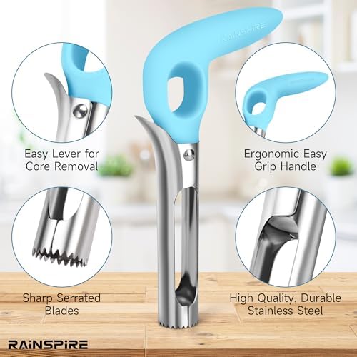 Rainspire Apple Corer Tool Kitchen Apple Core Remover Stainless Steel