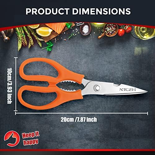 Kitchen Shears, Multi-function Heavy Duty Dishwasher Safe Poultry