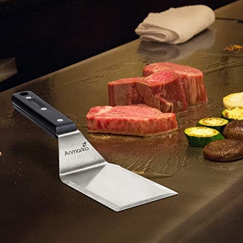 Anmarko Grill Spatula Set - Long Metal Spatula Spatula - Griddle