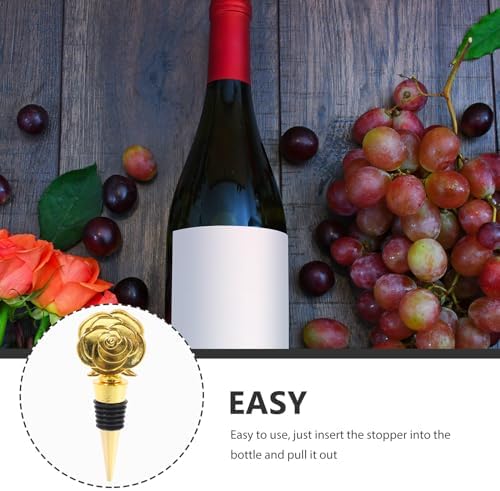 PRETYZOOM Set of 3 Creative Wine Bottle Stoppers Reusable Silicone