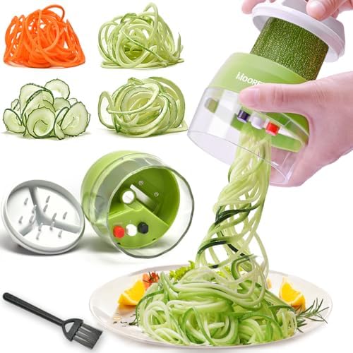 4-in-1 Handheld Vegetable Spiralizer, 8.45cm