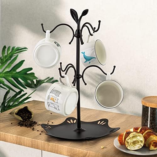Coffee Mug Holder for Large Mugs, Mug Tree for Counter, Cup Holder for