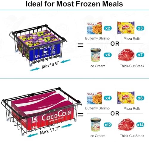iSPECLE Stackable Deep Freezer Organizer Bins