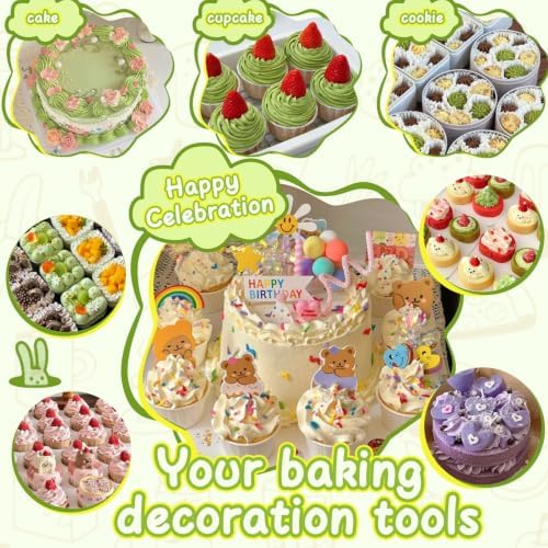 Hendiy Piping Tips, 26 Pieces Stainless Steel Frosting Piping Kit