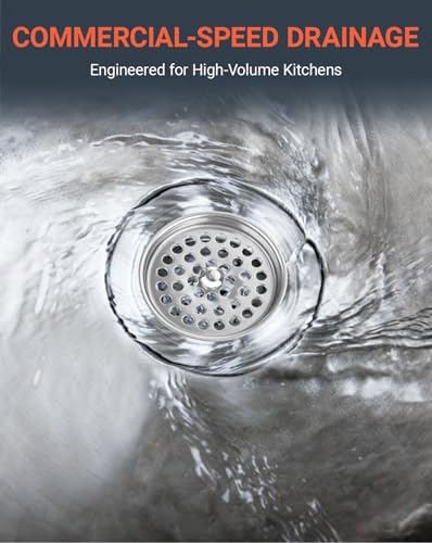3-1/2" Garbage Disposal Strainer, Commercial Sink Basket