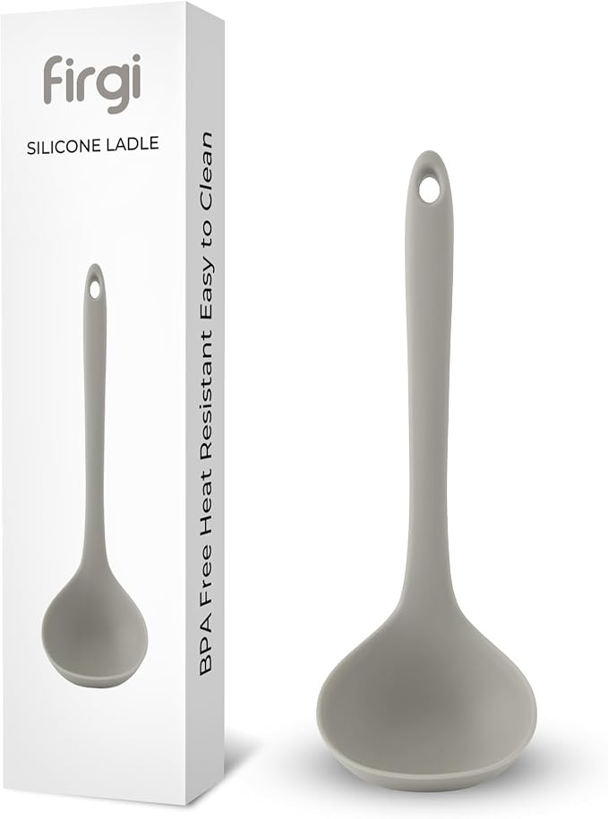 Platinum Silicone Cooking Ladle by FIRGI-FirstGift