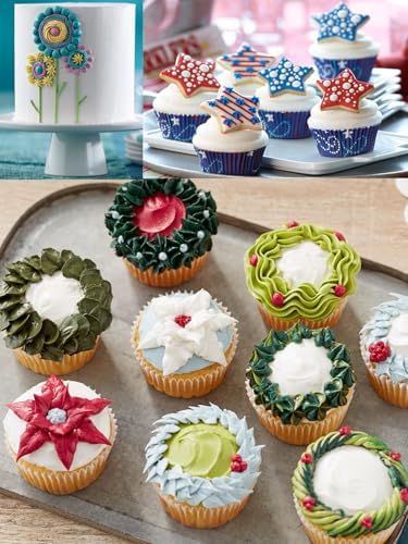 48 Pcs Small Piping Tips Set with Couplers for Cake Decorating &
