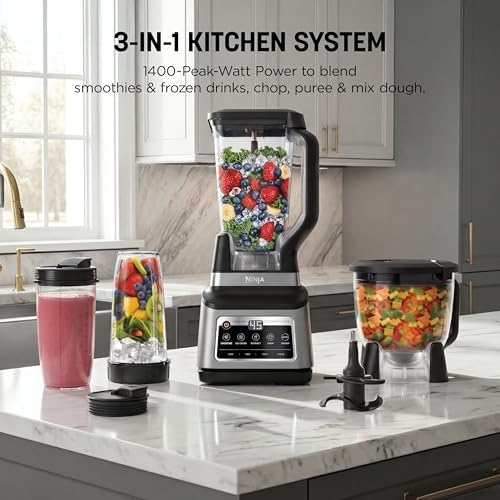 Ninja BN801 Professional Plus Kitchen System, 1400WP, Grey