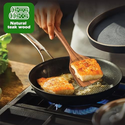 10-Piece Teak Wood Cooking Utensil Set