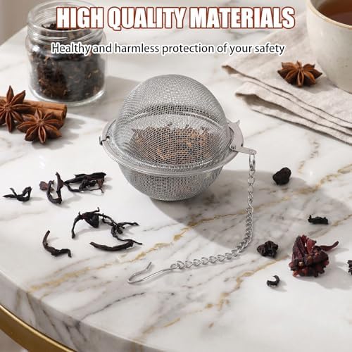 20 Pack Stainless Steel Mesh Tea Ball, Assorted Sizes