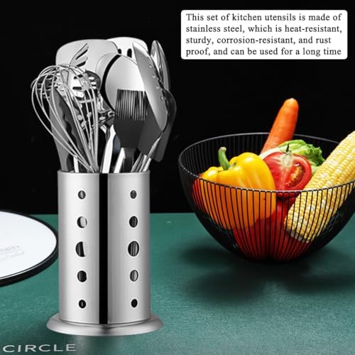 Stainless Steel Kitchen Utensils Set, 40-Piece