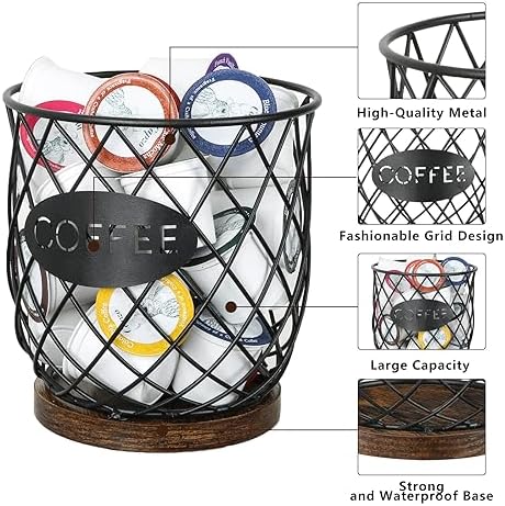 YINMIT K Cup Holder, 35 K Cup Storage Basket