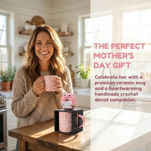Mothers Day Gifts, Best Mom Ever Gifts for Mom from Daughter, Pink