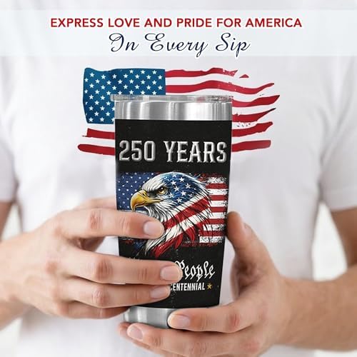 250 Anniversary USA Tumbler - United States 250th Anniversary Cups For