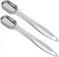 2 Pcs 1 Teaspoon Stainless Steel Single Measuring Spoon, Long Handle Metal by AUOIKKHOMEGARDEN