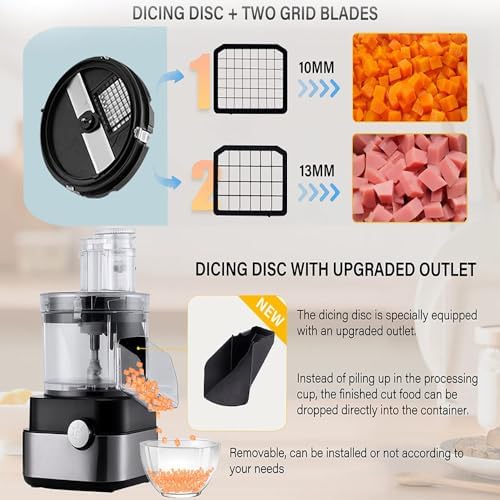 Multifunctional Vegetable and Fruit Cutting Machine, 5L Capacity