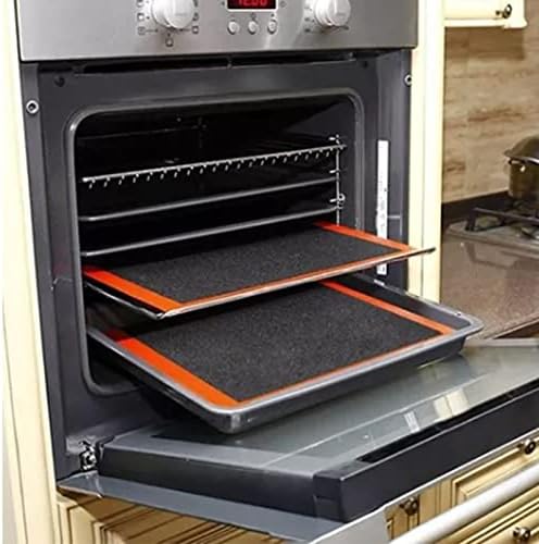Perforated Silicone Baking Mat Set, 30x40cm Non-Stick Oven Liner