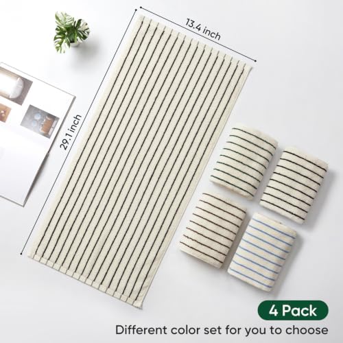 Striped Kitchen Towels for Family: Decorative Classic