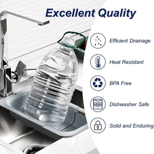 Extendable Sink Colander Strainer Basket - Wash Vegetables and Fruits