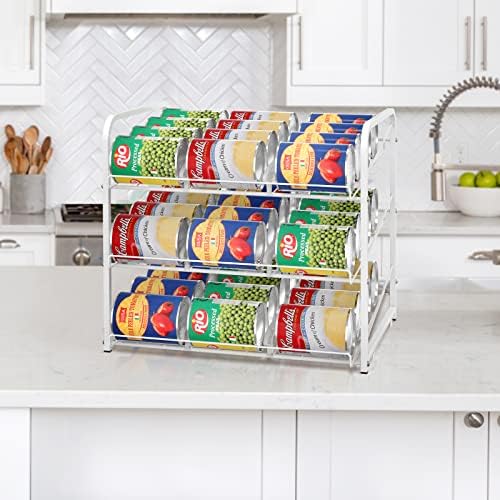 BTY 3-Tier Can Organizer, 2 Pack, White