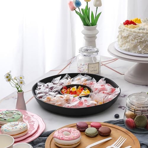 Chip and Dip Serving Set Divided Serving Platter Appetizers and