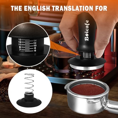 22 PCS 51mm Espresso Accessories Kit, 51mm Spring Loaded Calibrated