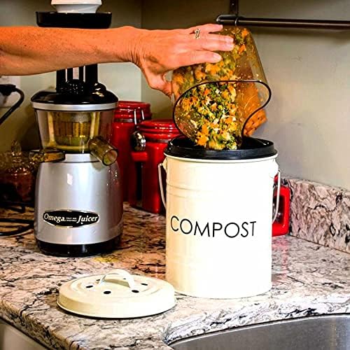 Kitchen Compost Bin, 0.8 Gallon