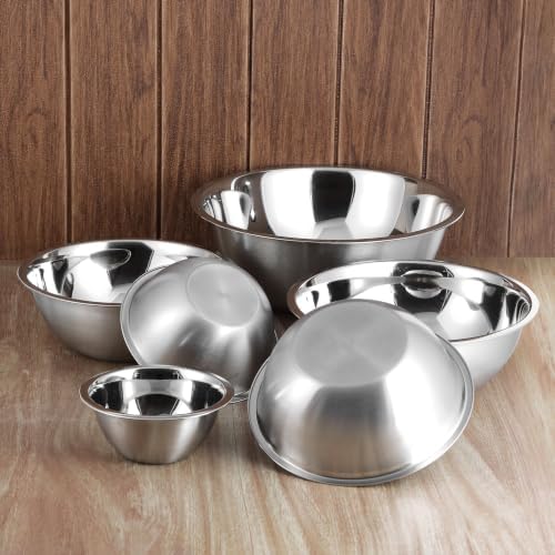 YBM HOME 20 Quart Stainless Steel Premium Mixing Bowl – Heavy Duty