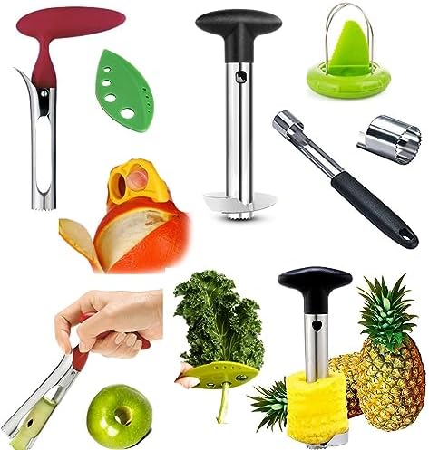 COMBO PACK - Apple Corer, Pineapple Slicer, Pear Pepper Poker, Herb